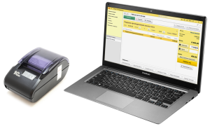 Рабочее место для системы "1С-Просто" на базе ноутбука Prestigio SmartBook PSB141С03