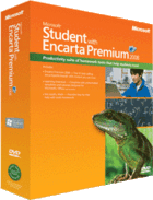 Student with Encarta Premium 2008